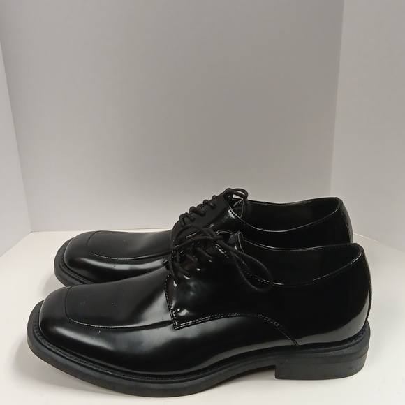 Kenneth Cole Mens Merge Black Oxford Dress Shoe Size 9.5 main image 3